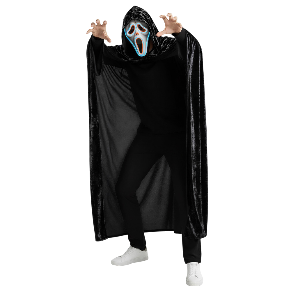 Cape Noire 170 cm – Costume di Halloween