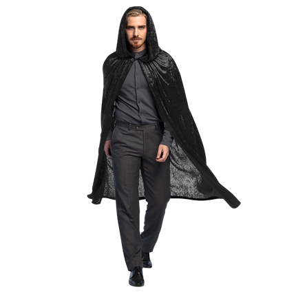 Cape Noire 170 cm – Costume di Halloween