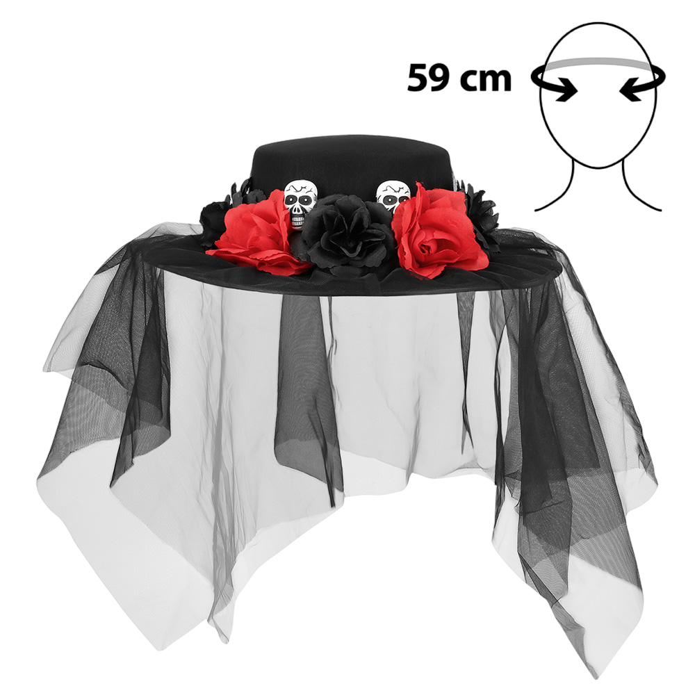Cappello del Dia de los Muertos – Costume per il Giorno dei Morti