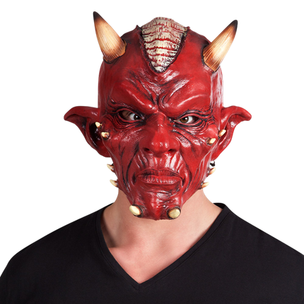 Maschera in lattice da diavolo – Maschera di Halloween