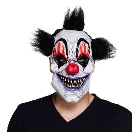 Maschera in lattice da clown spaventoso – Halloween