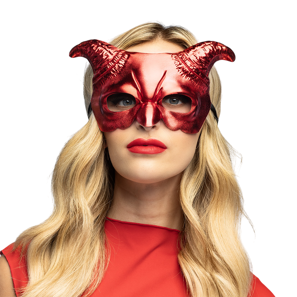 Mezza maschera da demone – Maschera di Halloween