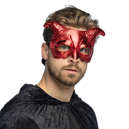 Mezza maschera da demone – Maschera di Halloween