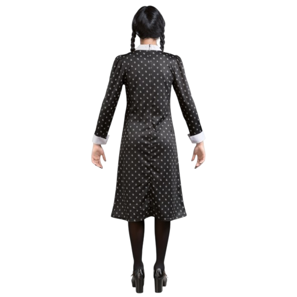 Abito nero Mercoledì Addams XS – Costume da donna