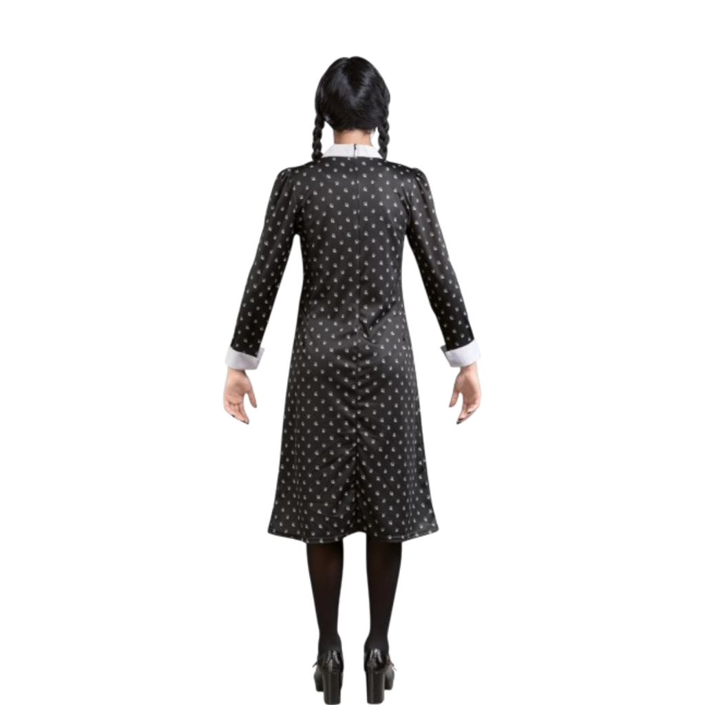 Abito nero di Mercoledì Addams taglia M – Costume da donna