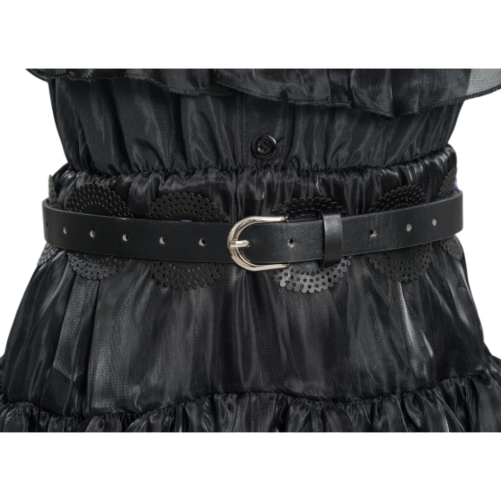 Abito da ballo nero di Mercoledì Addams, 152 cm – Costume per bambini