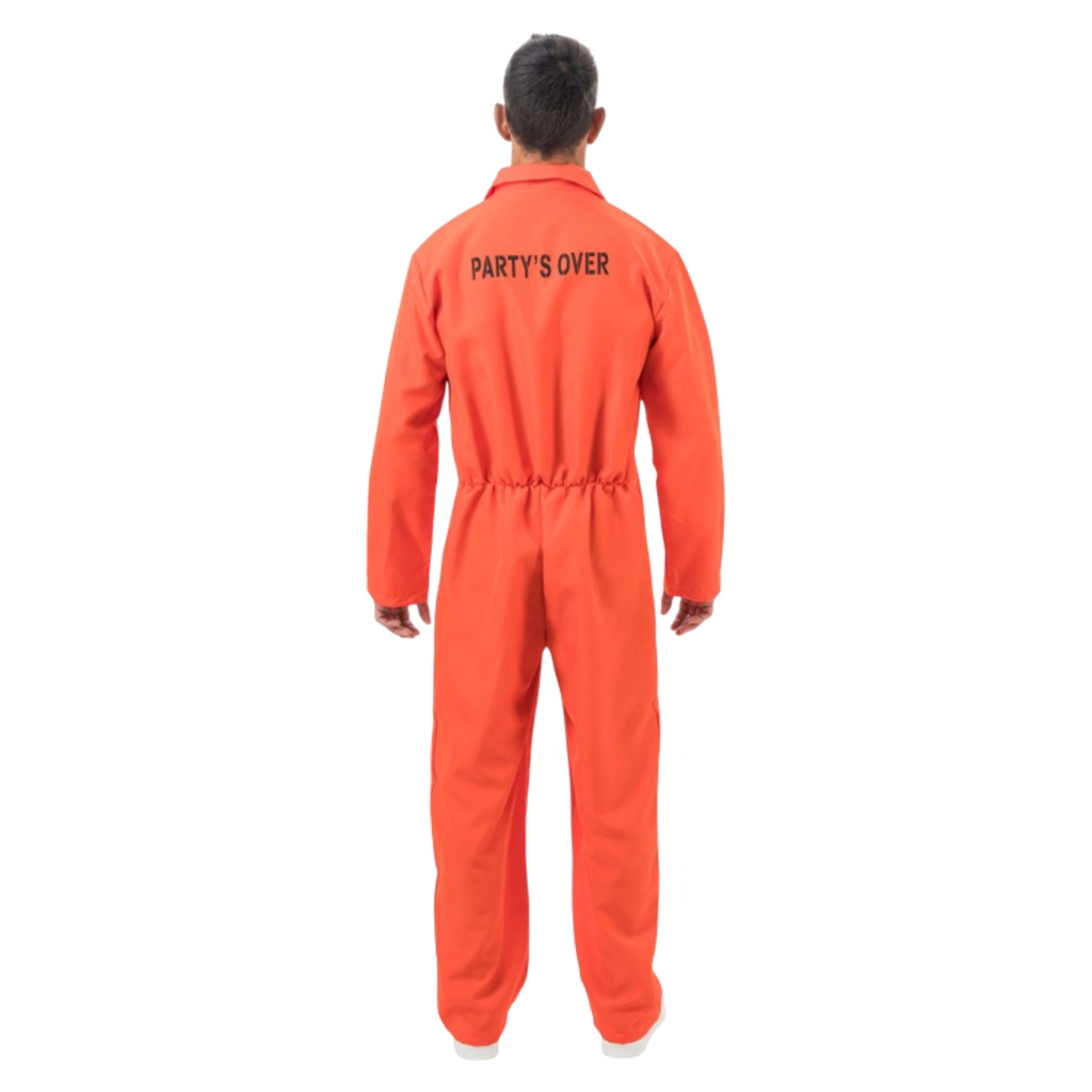 Costume da prigioniero arancione 180 cm – Tuta di Halloween