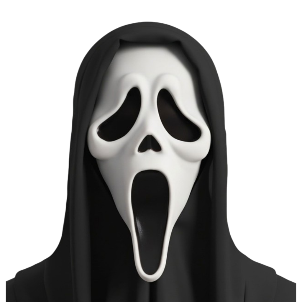 Maschera Ghost Face con cappuccio – Costume di Halloween