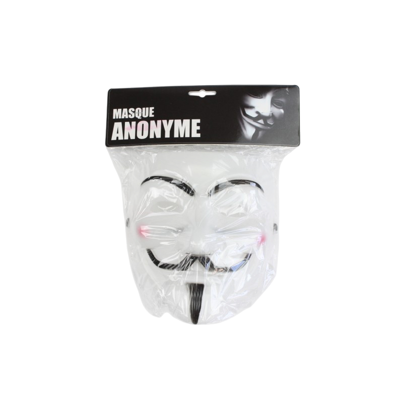 Maschera Anonymous bianca – Costume di Halloween