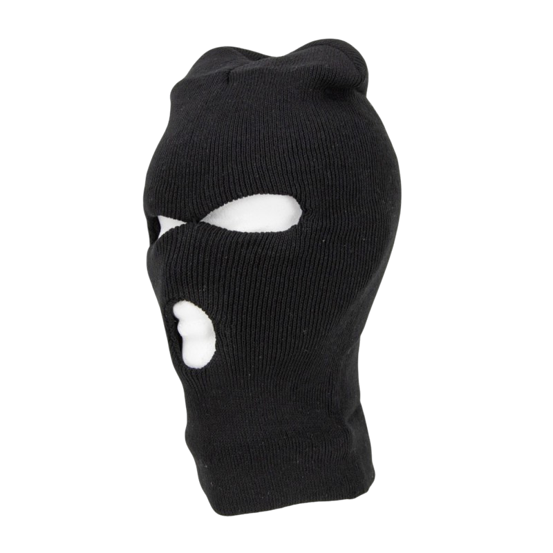 Passamontagna nero – Accessorio per travestimenti di Halloween