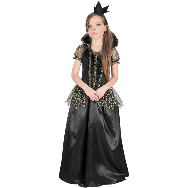 Costume da Principessa Malvagia per bambini dai 7 ai 9 anni – Halloween