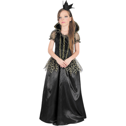 Costume da Principessa Malvagia per bambini dai 7 ai 9 anni – Halloween