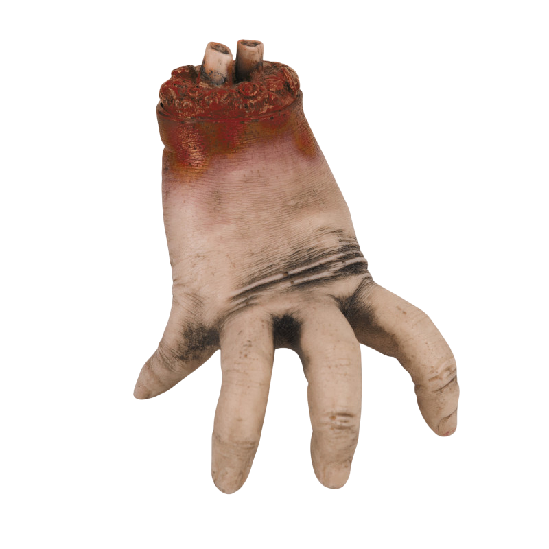 Mano mozzata insanguinata – Accessorio di Halloween