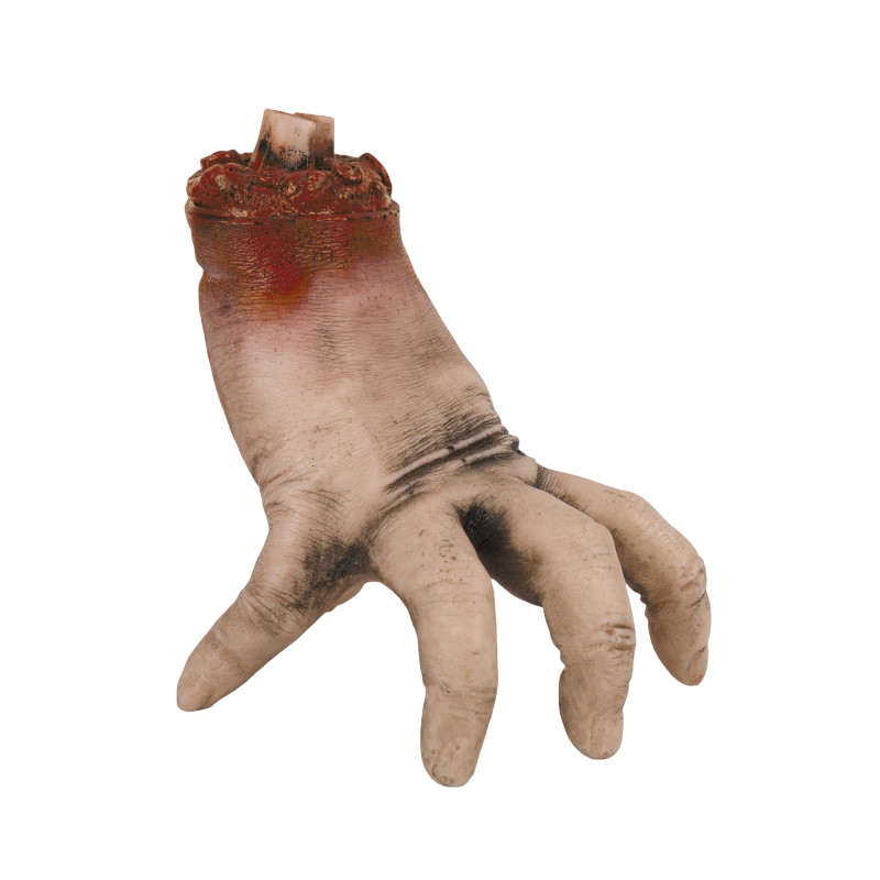 Mano mozzata insanguinata – Accessorio di Halloween
