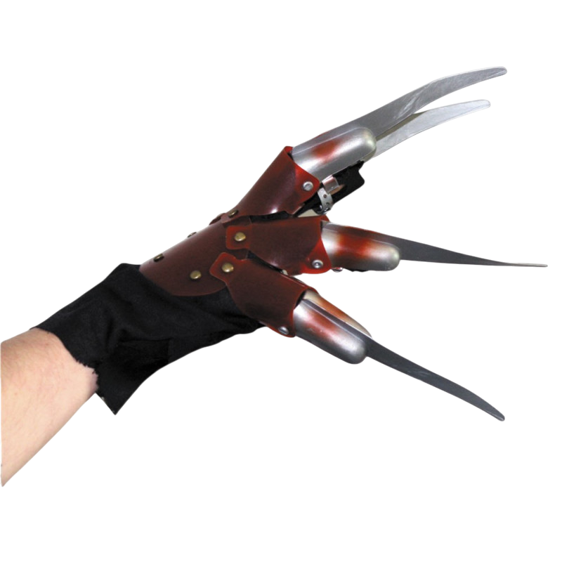 Guanto con lame metalliche – Accessorio per costumi horror di Halloween
