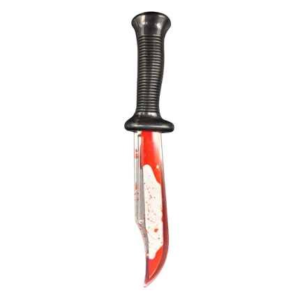 Coltello insanguinato – Accessorio per costumi di Halloween