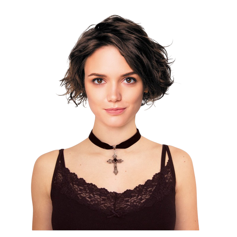 Collana con croce gotica – Gioiello di Halloween