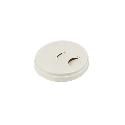 Coperchio in carta bianca per bicchierino da 12 cl (confezione da 50)