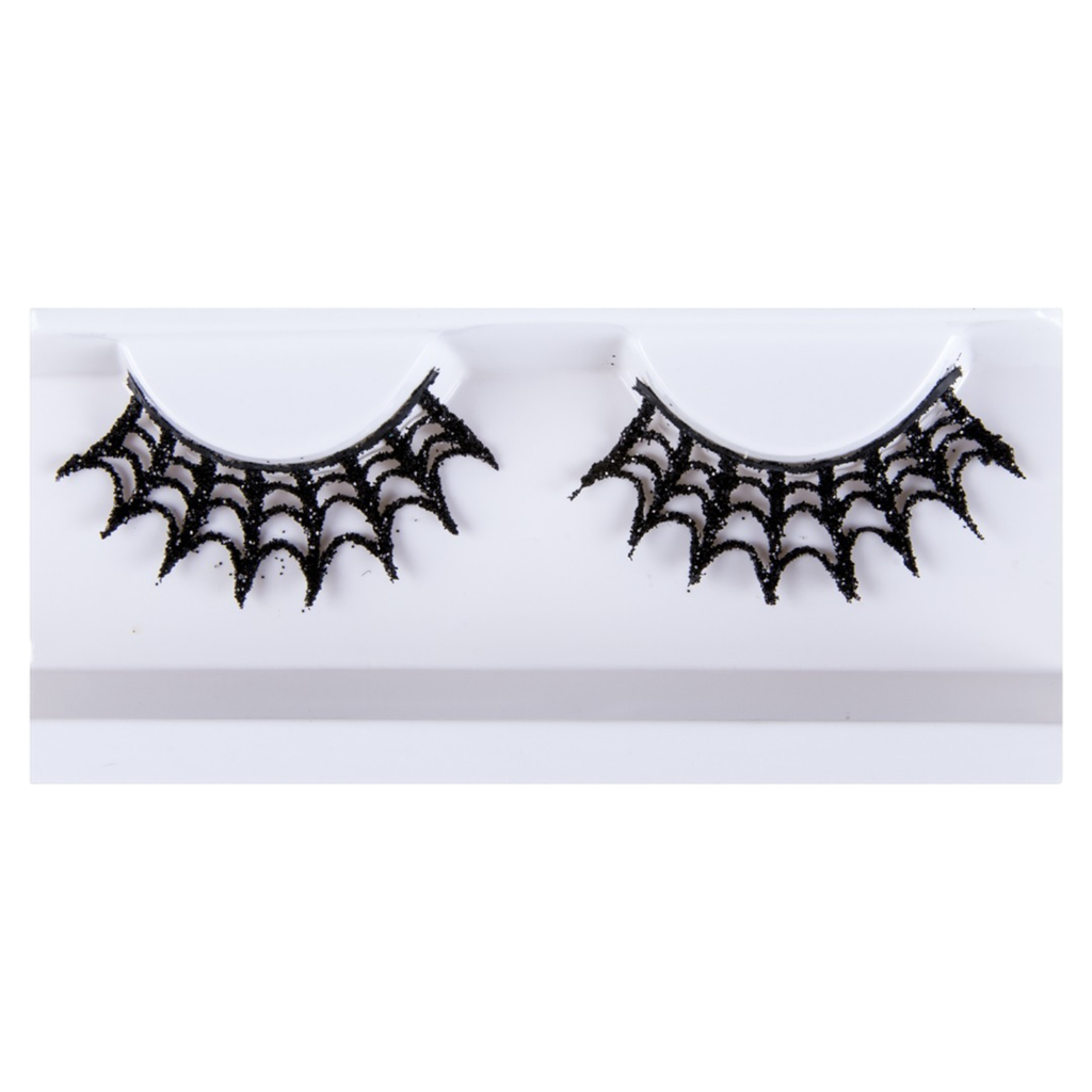Ciglia finte autoadesive a ragnatela – Trucco di Halloween