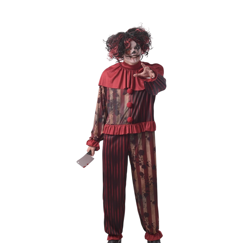 Costume da clown assassino diabolico da uomo L/XL – Halloween