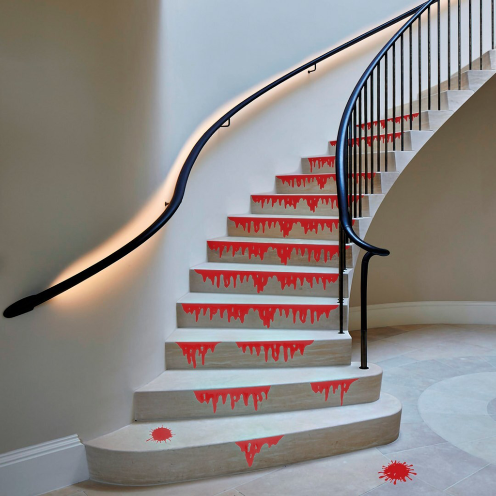 Decorazione sanguinolenta per scale – Halloween