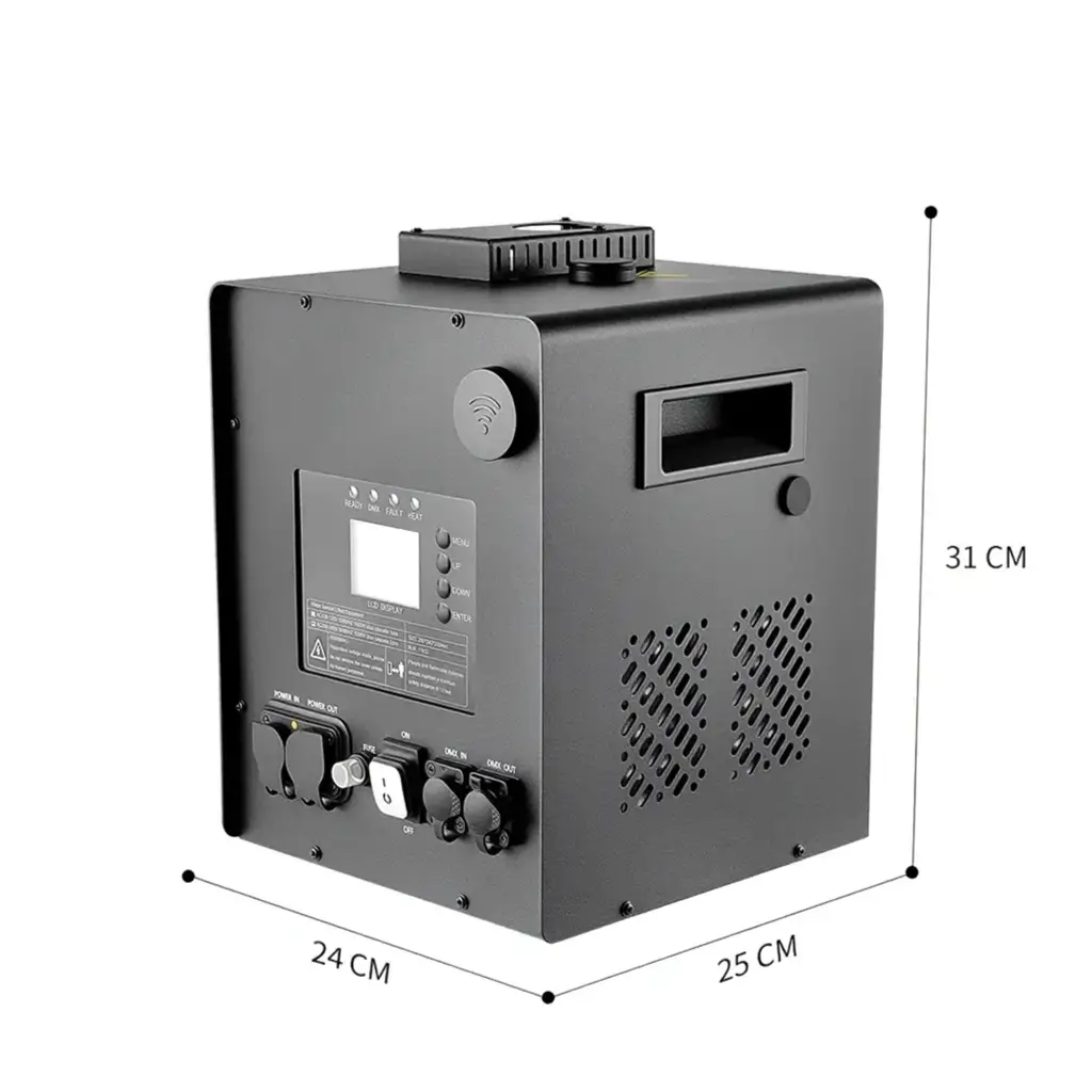 SPARK RAINPROOF® - Macchina per scintille fredde da 1100 W, per esterni, con raggio d'azione da 3 a 6 metri