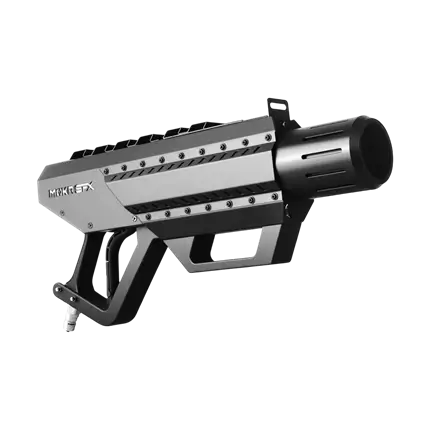 VORTEX LED CO2 GUN - Pistola a CO2 con LED, con raccordo e tubo da 3 metri