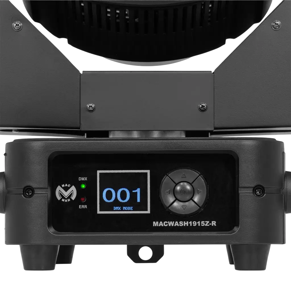 Lira Wash LED RGBW 19 × 15 W con zoom motorizzato – Mac Mah