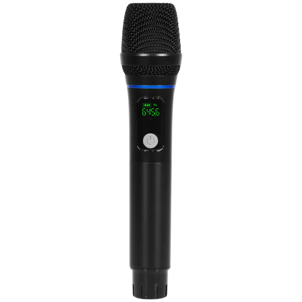Altoparlante portatile amplificato da 150 W RMS, 10", alimentato a batteria, con microfono UHF – Mac Mah