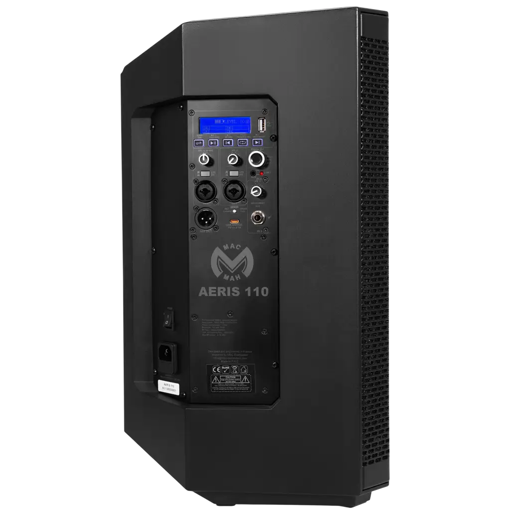 Altoparlante portatile amplificato da 150 W RMS, 10", alimentato a batteria, con microfono UHF – Mac Mah
