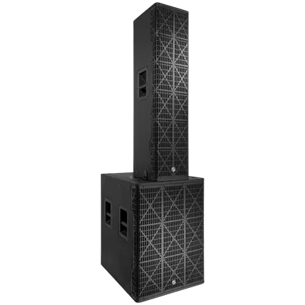 Sistema a colonna attivo a 3 vie da 1700 W RMS con subwoofer da 18 – Elokance