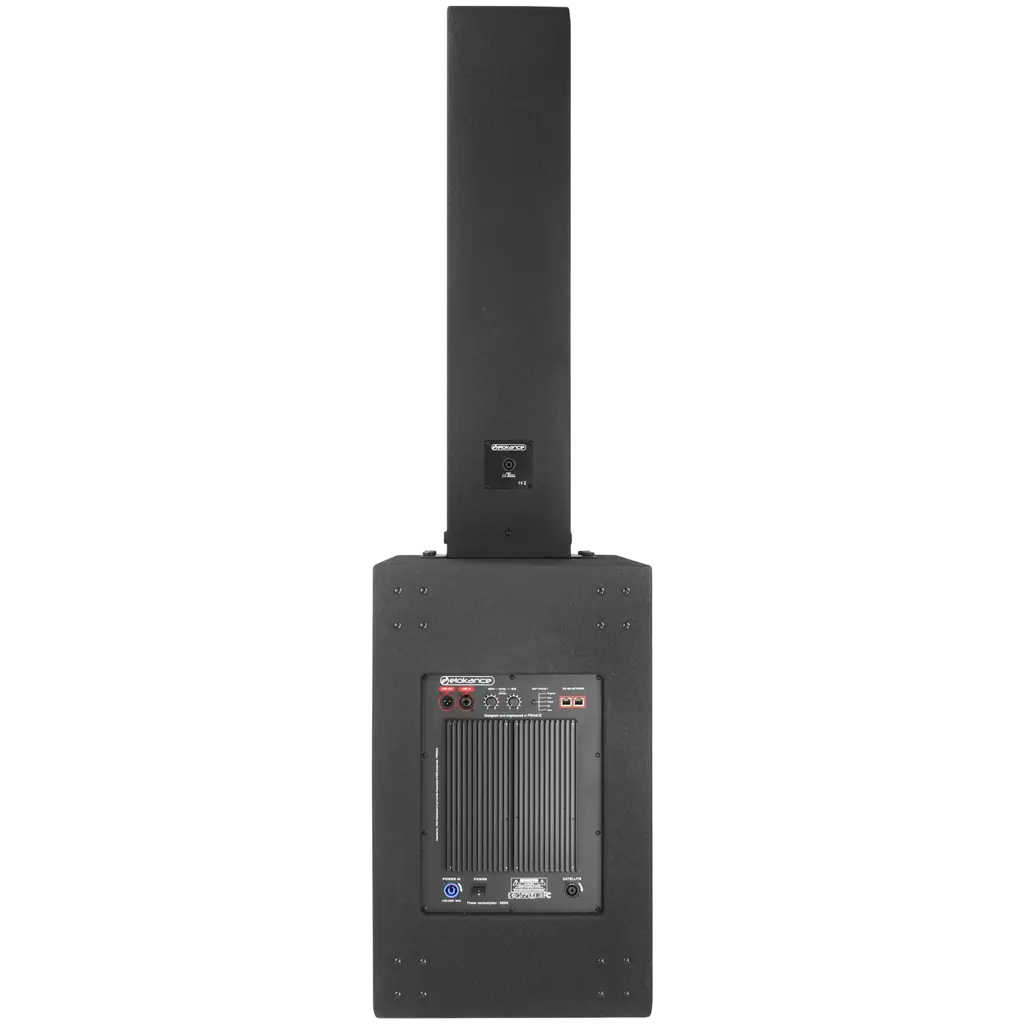 Sistema a colonna attivo a 3 vie da 1700 W RMS con subwoofer da 15" – Elokance