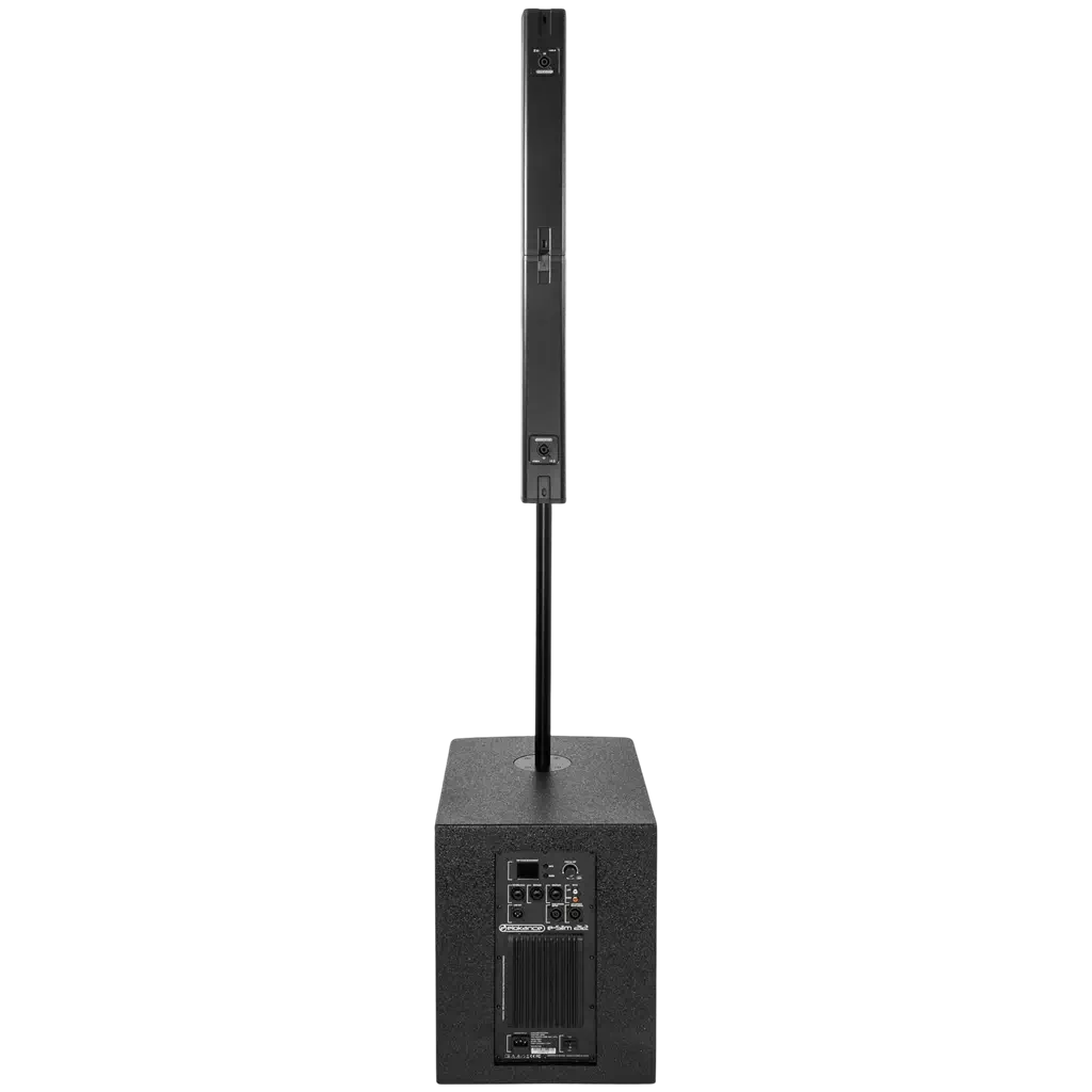 Sistema a colonna attivo a 2 vie da 800 W RMS con subwoofer da 12" – Elokance