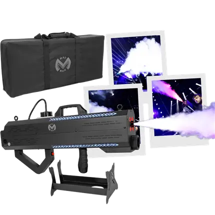 Lanciafumo portatile da 1500 W a batteria con LED RGB – Mac Mah