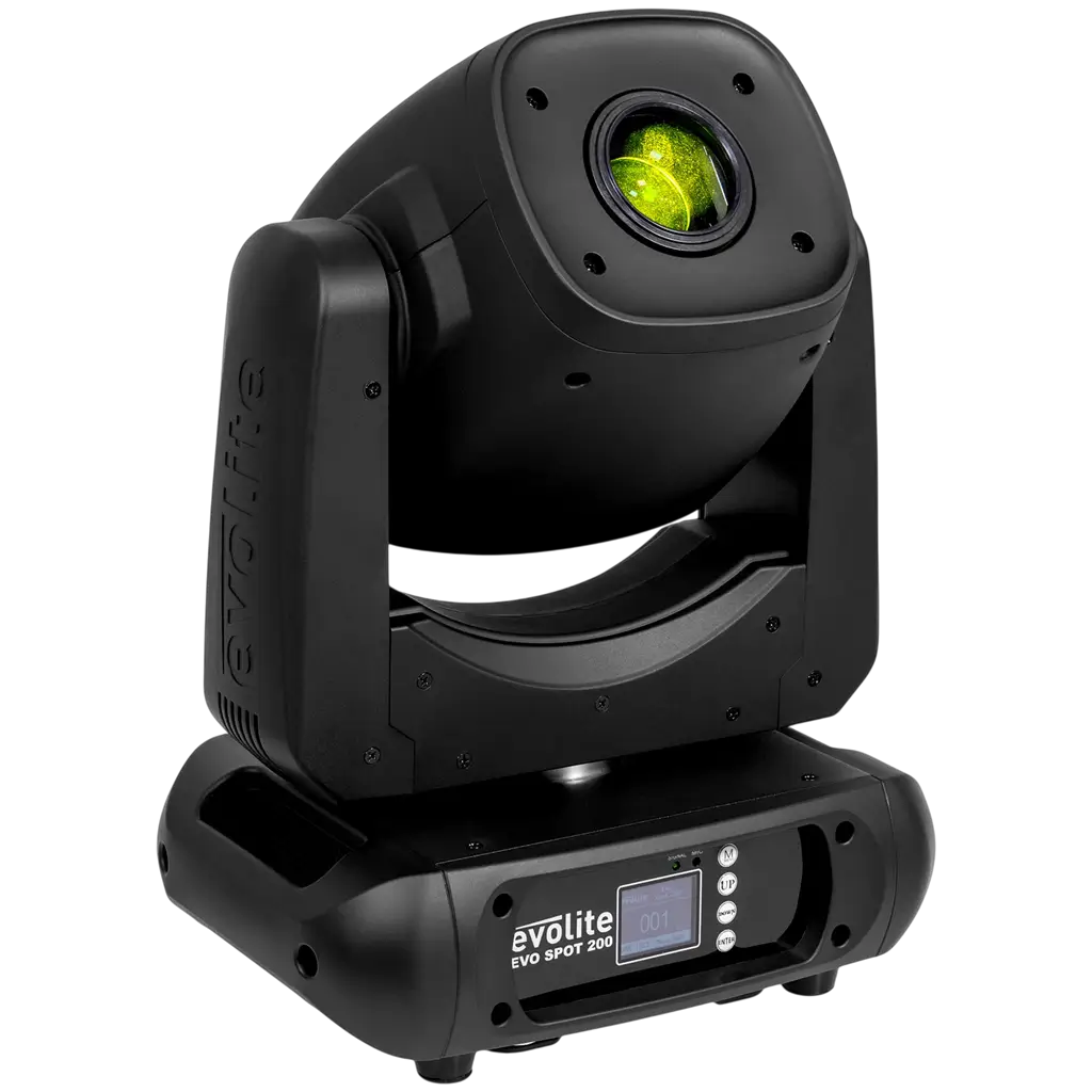 Lira Spot LED da 200 W ad alta luminosità con gobo e messa a fuoco motorizzata – Evolite