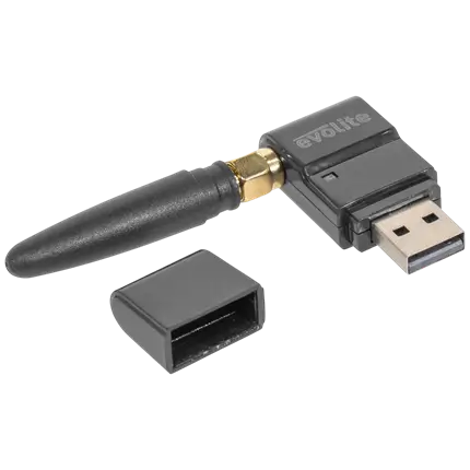 Dongle DMX wireless USB trasmettitore/ricevitore a 2,4 GHz – Evolite